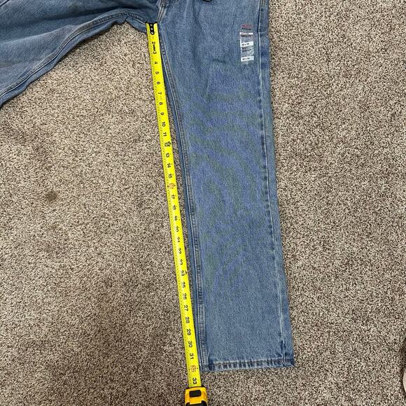 LEVI'S Men's 505 Regular Fit Jeans Size 32X32 In Light Stonewash - Picture 11 of 16